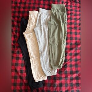 Aerie ‘the chill’ jogger 4 pair of sweatpants